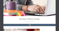 Desktop Screenshot of boutique-website-design.com