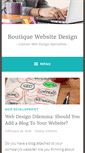 Mobile Screenshot of boutique-website-design.com