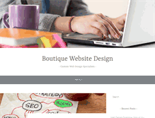 Tablet Screenshot of boutique-website-design.com